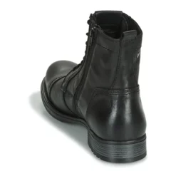 Jack & Jones JFW RUSSEL LEATHER Couleur Noir -Kdopa shop 15633523 500 E