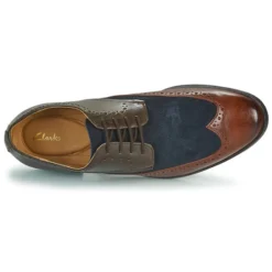 Clarks STANFORD LIMIT Couleur Marron / Bleu -Kdopa shop 18858188 500 F