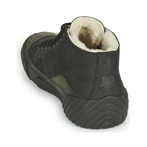 Kenzo TIGER CREST SHEARLING SNEAKERS Couleur Noir 7 Kenzo TIGER CREST SHEARLING SNEAKERS Couleur Noir – Image 5