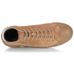 Kenzo TIGER CREST HIGH TOP SNEAKERS Couleur Camel -Kdopa shop 20057592 500 F