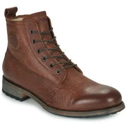 Blackstone MID LACE UP BOOT FUR Couleur Marron