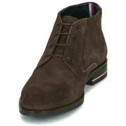 Tommy Hilfiger Signature Hilfiger Suede Boot Couleur Marron -Kdopa shop 22555452 500 C