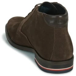 Tommy Hilfiger Signature Hilfiger Suede Boot Couleur Marron -Kdopa shop 22555452 500 E