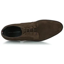 Tommy Hilfiger Signature Hilfiger Suede Boot Couleur Marron -Kdopa shop 22555452 500 F