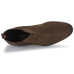 Tommy Hilfiger Signature Hilfiger Suede Chelsea Couleur Marron -Kdopa shop 22555455 500 F