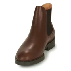 Selected SLHBLAKE LEATHER CHELSEA BOOT Couleur Marron -Kdopa shop 22580805 500 C