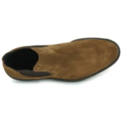 Selected SLHBLAKE SUEDE CHELSEA BOOT Couleur Cognac -Kdopa shop 22580808 500 F