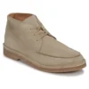 Selected SLHRIGA NEW SUEDE MOC-TOE CHUKKA Couleur Beige -Kdopa shop 22580812 500 A