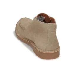 Selected SLHRIGA NEW SUEDE MOC-TOE CHUKKA Couleur Beige -Kdopa shop 22580812 500 E