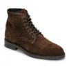 Selected SLHBLAKE SUEDE BROGUE BOOT Couleur Marron
