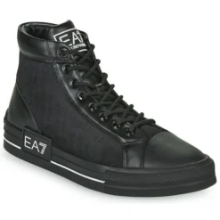 Emporio Armani EA7 JACQUARD SNEAKER Couleur Noir