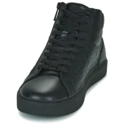 Calvin Klein Jeans HIGH TOP LACE UP W/ZIP MONO Couleur Noir -Kdopa shop 24087793 500 C