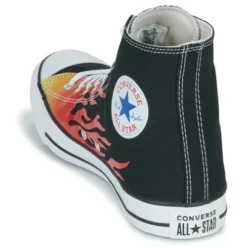 Converse CHUCK TAYLOR ALL STAR HI Couleur Rouge / Noir / Jaune 12 Converse CHUCK TAYLOR ALL STAR HI Couleur Rouge / Noir / Jaune -Kdopa shop 24215652 500 E
