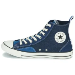 Converse CHUCK TAYLOR ALL STAR HI Couleur Bleu / Blanc 11 Converse CHUCK TAYLOR ALL STAR HI Couleur Bleu / Blanc -Kdopa shop 24215660 500 D