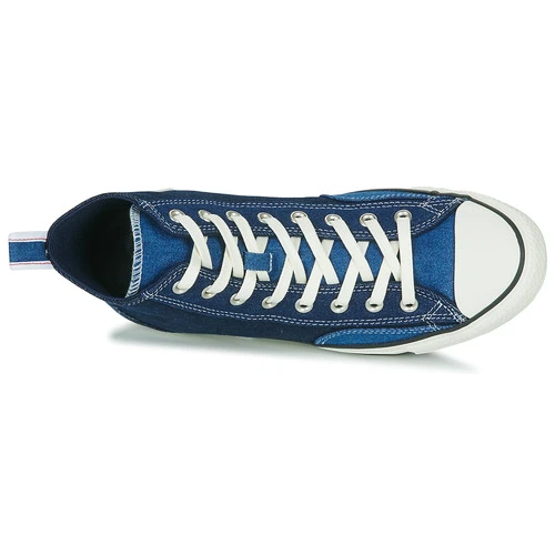 Converse CHUCK TAYLOR ALL STAR HI Couleur Bleu / Blanc 8 Converse CHUCK TAYLOR ALL STAR HI Couleur Bleu / Blanc – Image 6