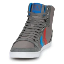 Hummel SLIMMER STADIL HIGH Couleur Gris / Bleu / Rouge -Kdopa shop 24900374 500 C