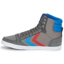 Hummel SLIMMER STADIL HIGH Couleur Gris / Bleu / Rouge -Kdopa shop 24900374 500 D