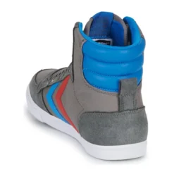 Hummel SLIMMER STADIL HIGH Couleur Gris / Bleu / Rouge -Kdopa shop 24900374 500 E