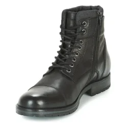 Jack & Jones ALBANY LEATHER Couleur Noir -Kdopa shop 8003767 500 C